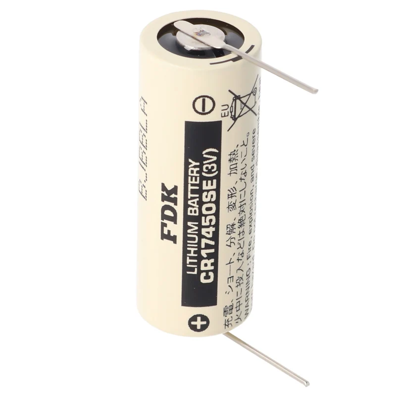 Sanyo CR17450SE 3V 2500mAh Size A mit Lötpadel Lithium Batterie