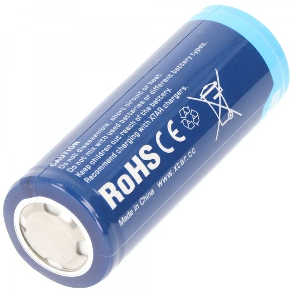 XTAR 26650 3,7V 5200mAh PCB geschützt Li-Ion Akku