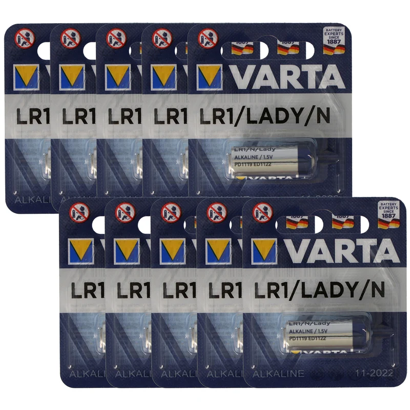 Varta 4001 High Energy 1,5V LR1 522 N AM5 10er Pack