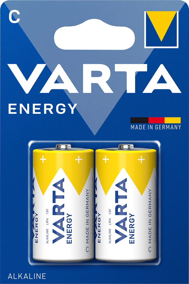 Varta Energy Batterie Alkaline Baby C LR14 1,5V 2er Pack