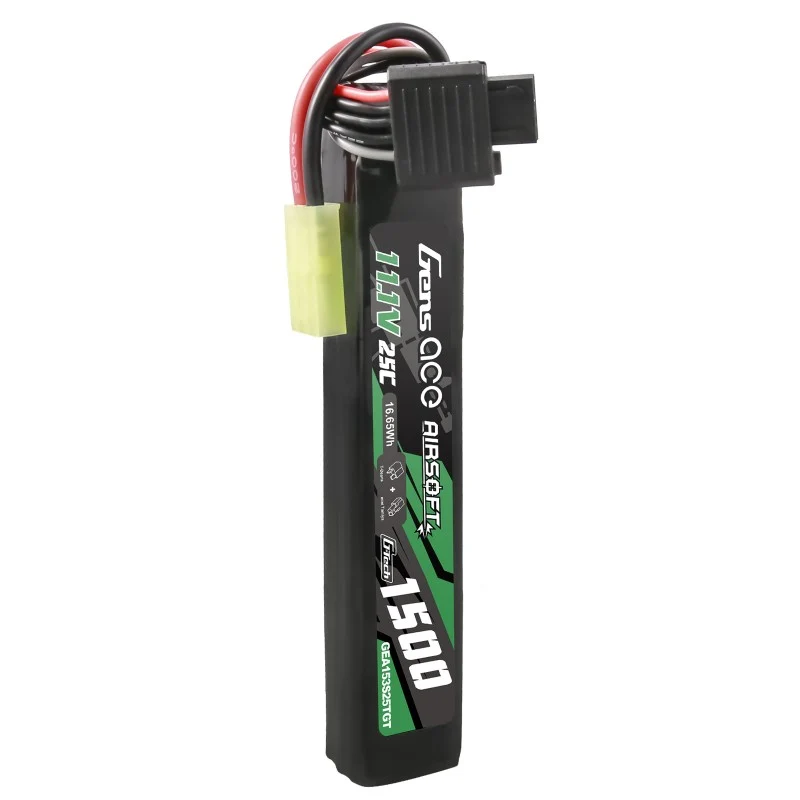Gens ace G-Tech 25C 1500 mAh 3S1P 11,1 V Airsoft Lipo Akku mit Tamiya