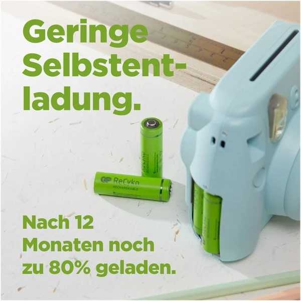 AAA Akku GP NiMH 650 mAh ReCyko DECT 1,2V 4 Stück