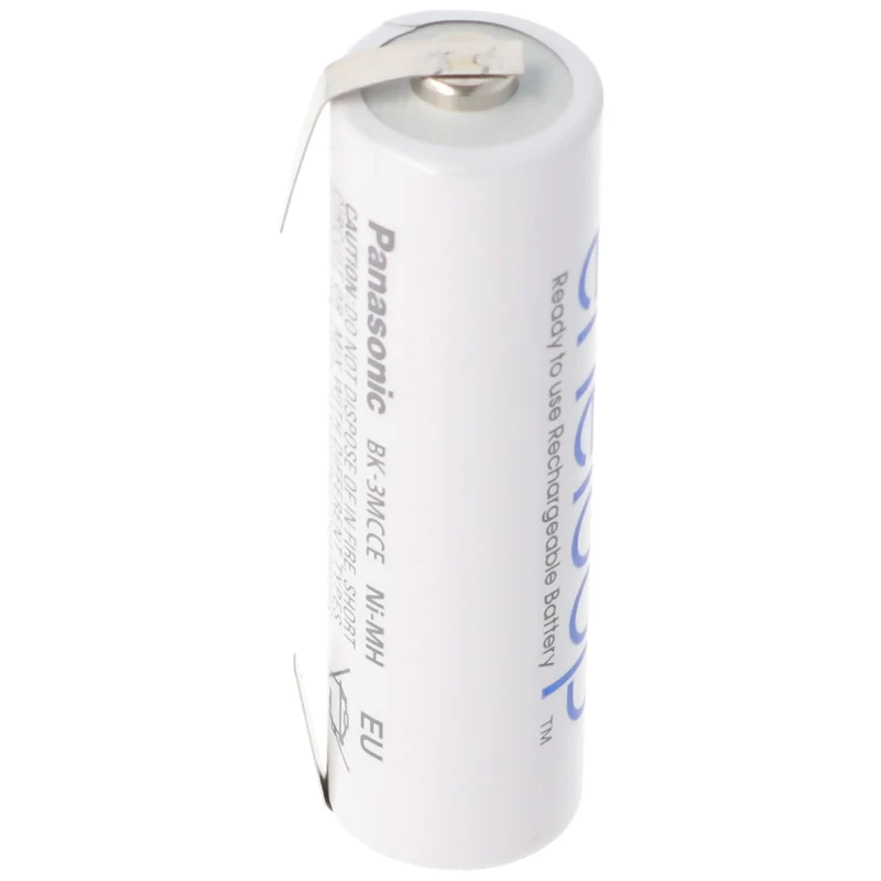 Panasonic eneloop Standard BK-3MCC Mignon AA mit Lötfahne in U-Form