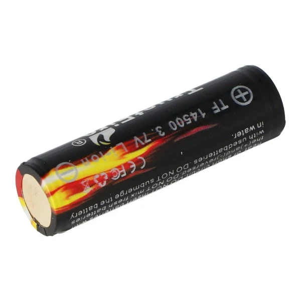 Trustfire 14500 900mAh 3,7V geschützte Li-Ion-Zelle Abmessungen 50,95x14,15mm
