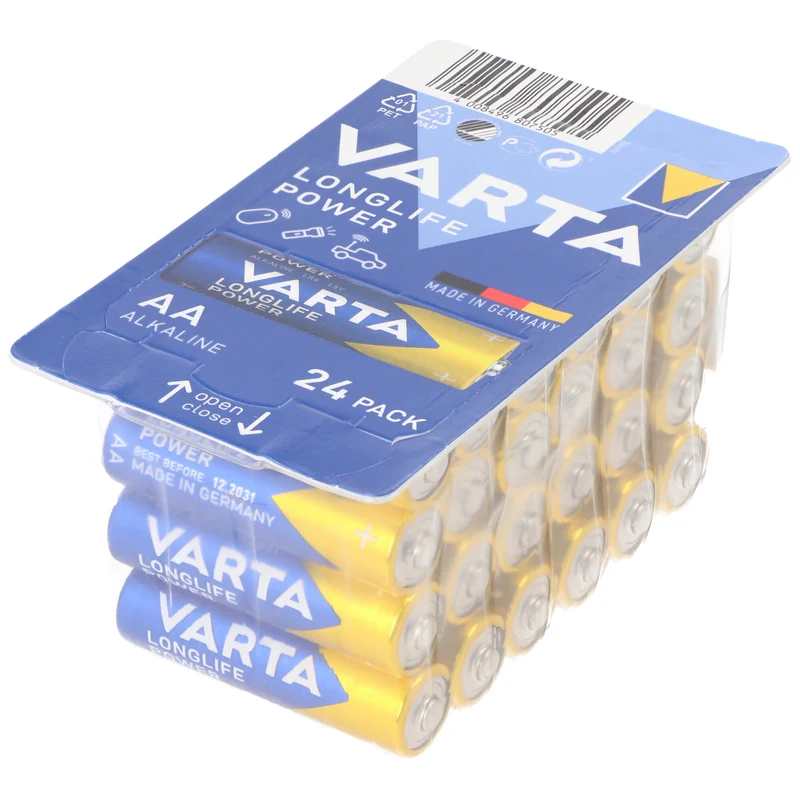Varta Batterie Alkaline Mignon AA LR06 1,5V (24-Pack)