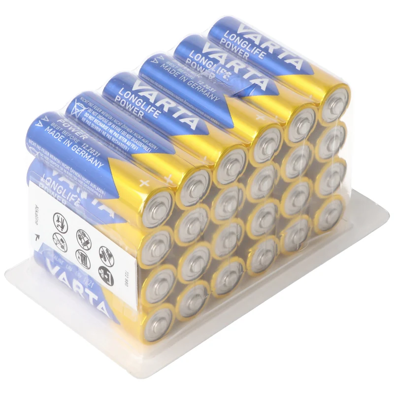 Varta Batterie Alkaline Mignon AA LR06 1,5V (24-Pack)