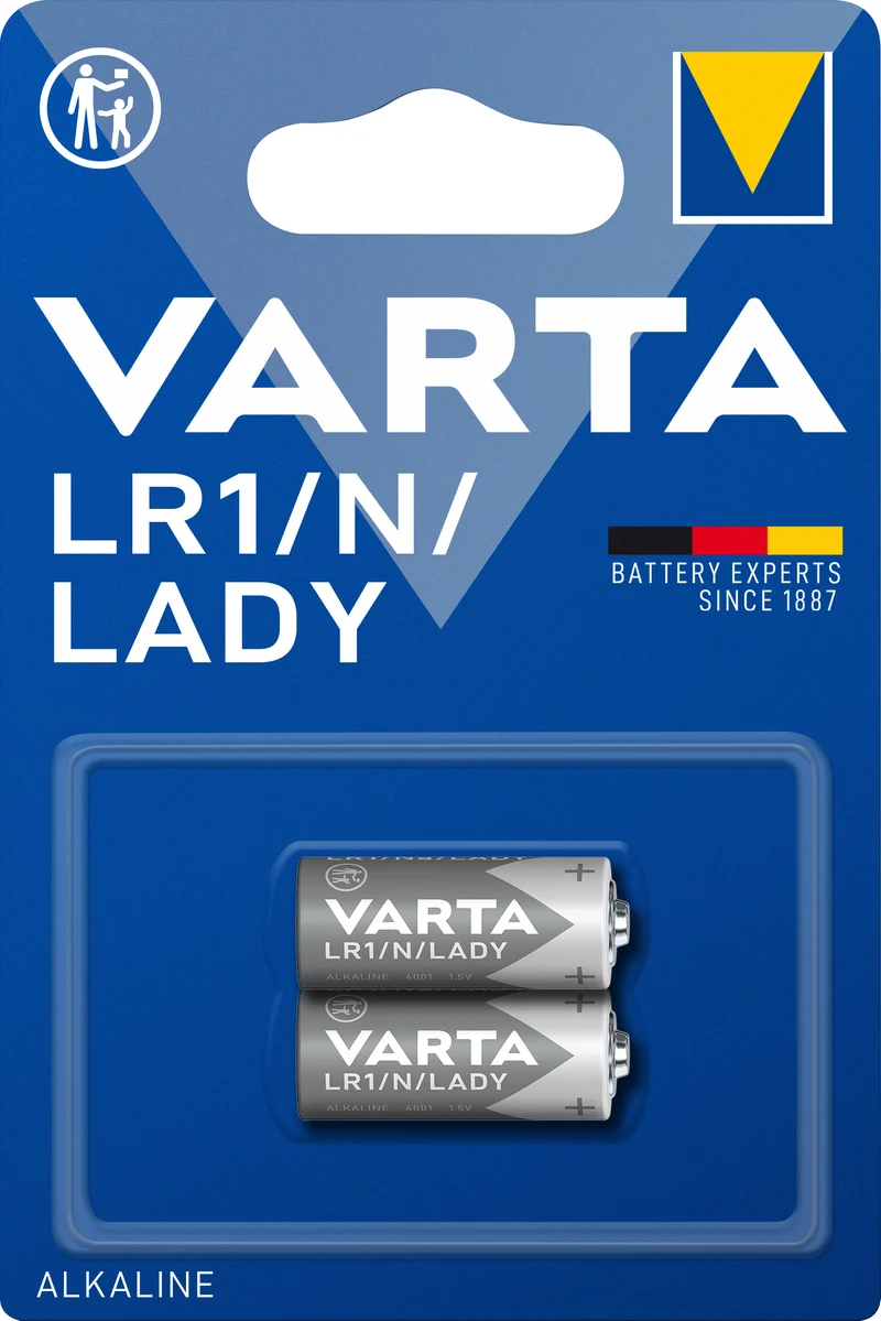 Varta Batterie Alkaline LR1 N LADY 1,5V 2er-Pack