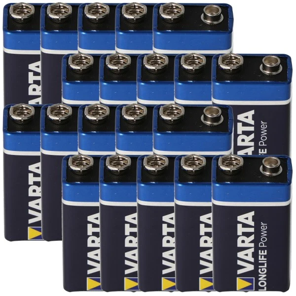 Varta Longlife Power 9V E-Block 4922 Batterie 20er Box