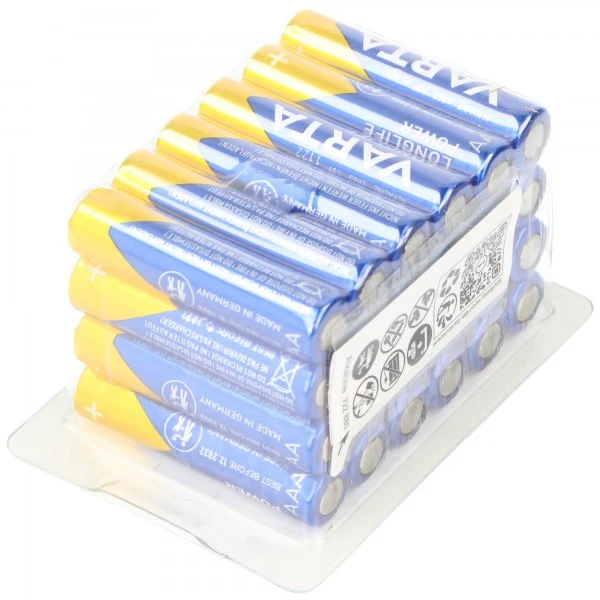 Varta Batterie Alkaline Micro AAA LR03 1,5V (24er-Pack)