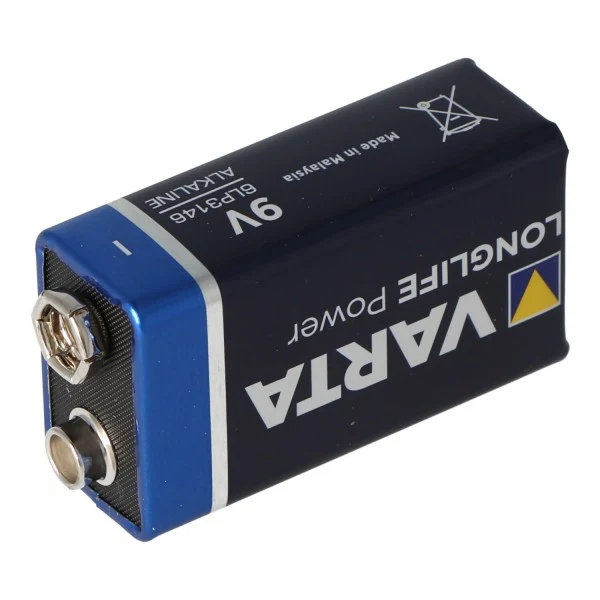 Varta 9V E-Block Batterie 4922 Longlife Power 1-er Blister 10er Packung