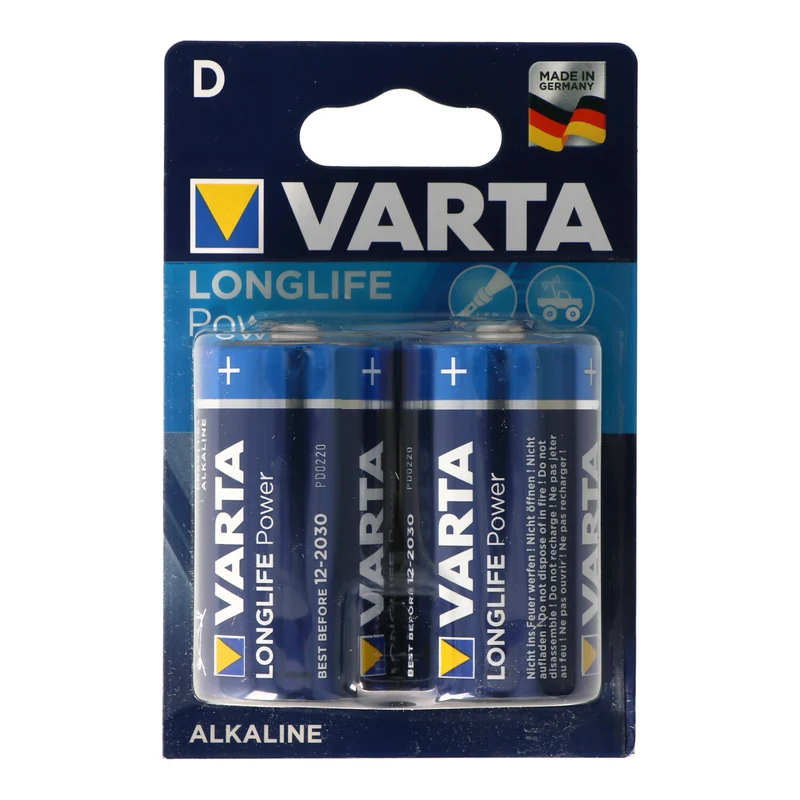 Varta Longlife Power Mono D Batterie 4920 2-er Blister