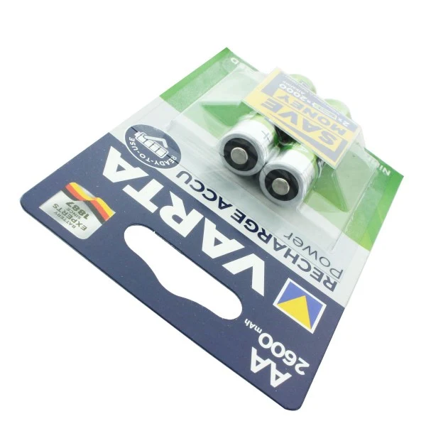 Varta Power Ready2Use Mignon NiMH Akku AA 2600mAh 2er Blister