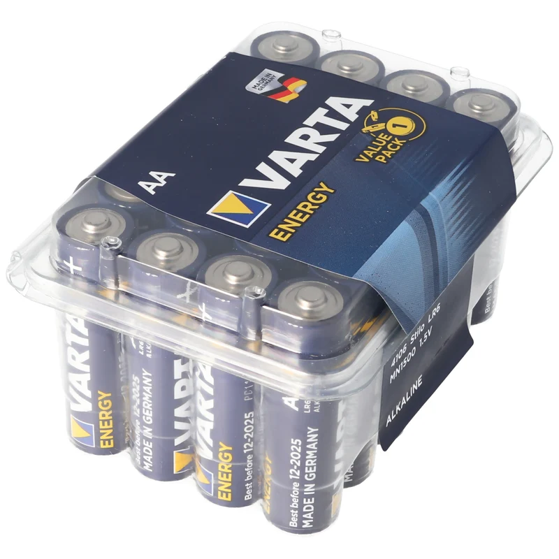 Varta AA Mignon LR6 Batterie inkl. Aufbewahrungsbox