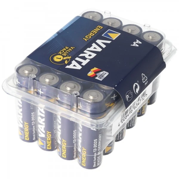 Varta Energy Batterie Alkaline Mignon AA LR06 1,5V 24er Pack