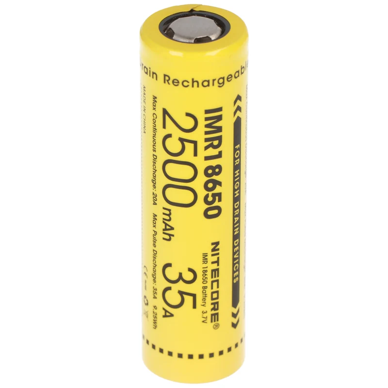 Nitecore 18650IMR 3,7V 2500mAh Li-Ion Akku
