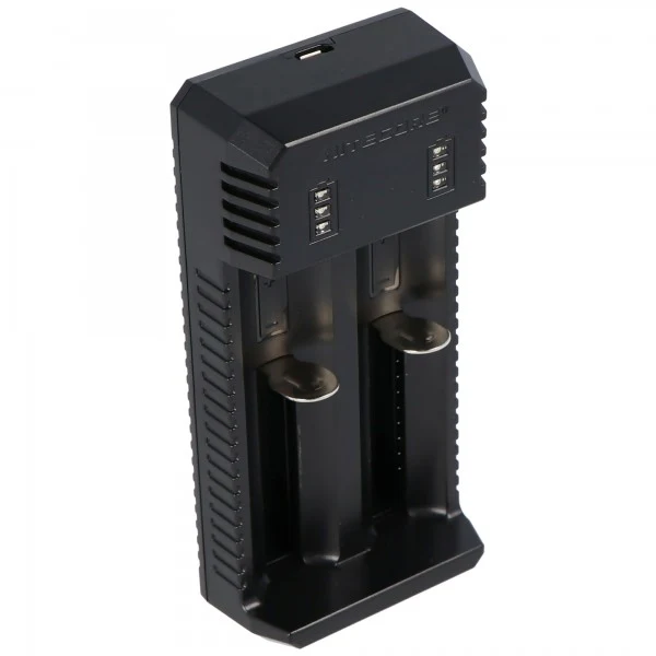 Nitecore 2fach USB-Ladegerät UI2 max. 800mAh 3 LED für 21700 max. 77-80mm