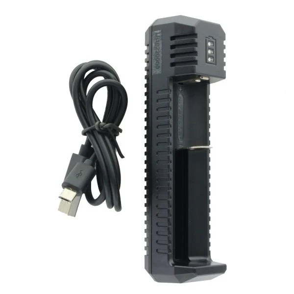 Nitecore 1fach USB-Ladegerät UI1 max 800mAh 3 LED für 21700 max. 77mm