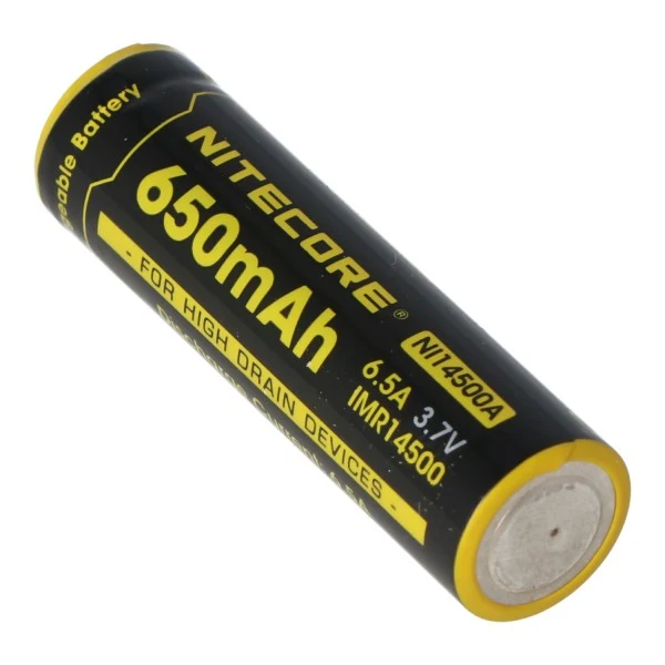 Nitecore 14500IMR 3,7V 650mAh Li-Ion Akku