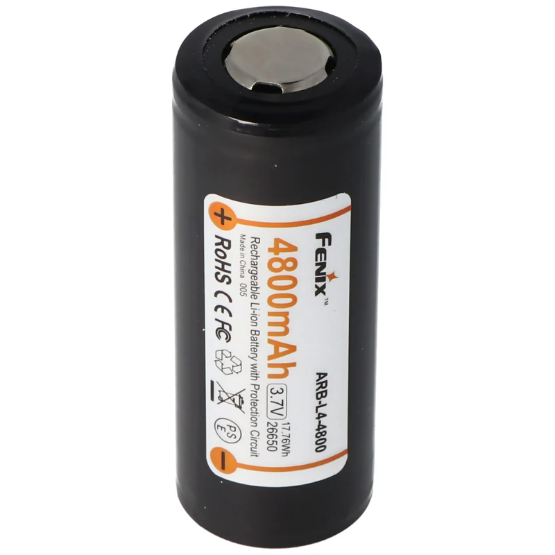 Fenix ARB-L4-4800 26650 3,7V 4800mAh geschützt Li-Ion Akku