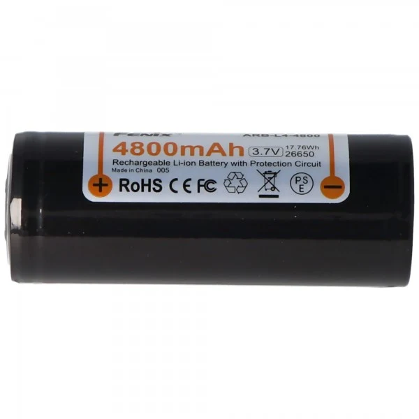 Fenix ARB-L4-4800 26650 3,7V 4800mAh geschützt Li-Ion Akku