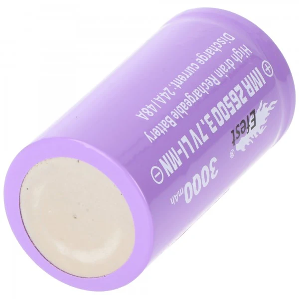 Efest IMR 26500 3,7V 3000mAh Pluspol flach Li-Ion Akku
