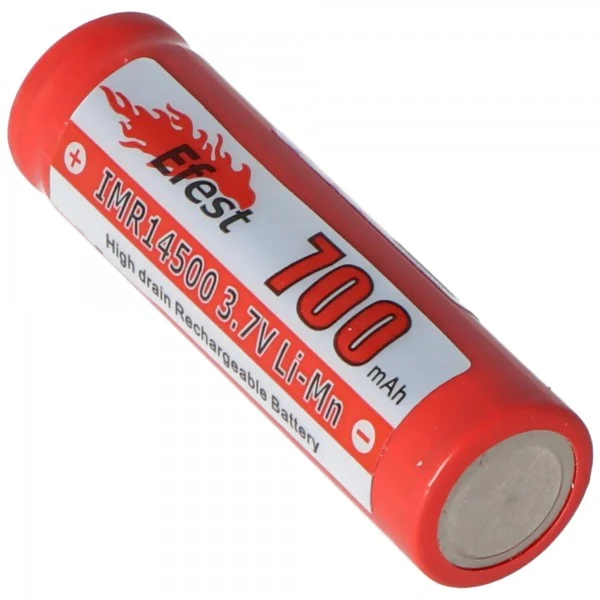 Efest IMR 14500 V1 3,7V 700mAh ungeschützter Li-Ion Akku
