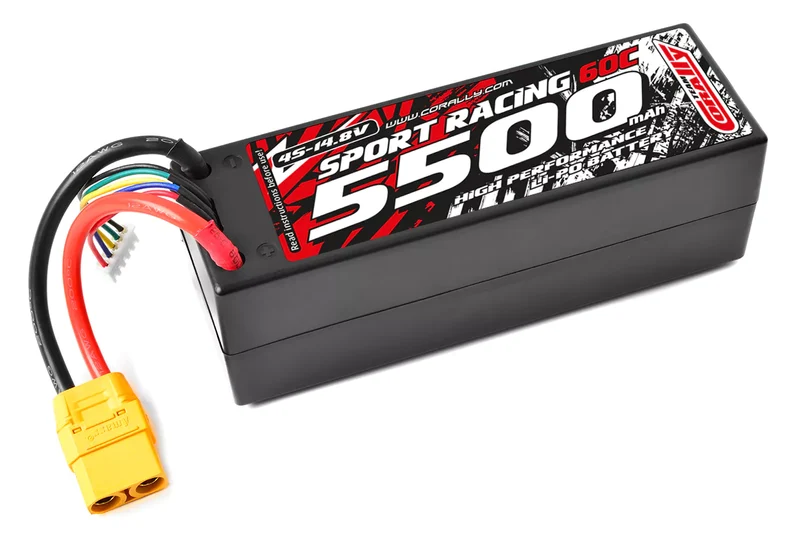 Team Corally C-49145-X Team Corally - Sport Racing 50C - 5500Mah - 4S - 14,8V - XT-90 - Hard Case