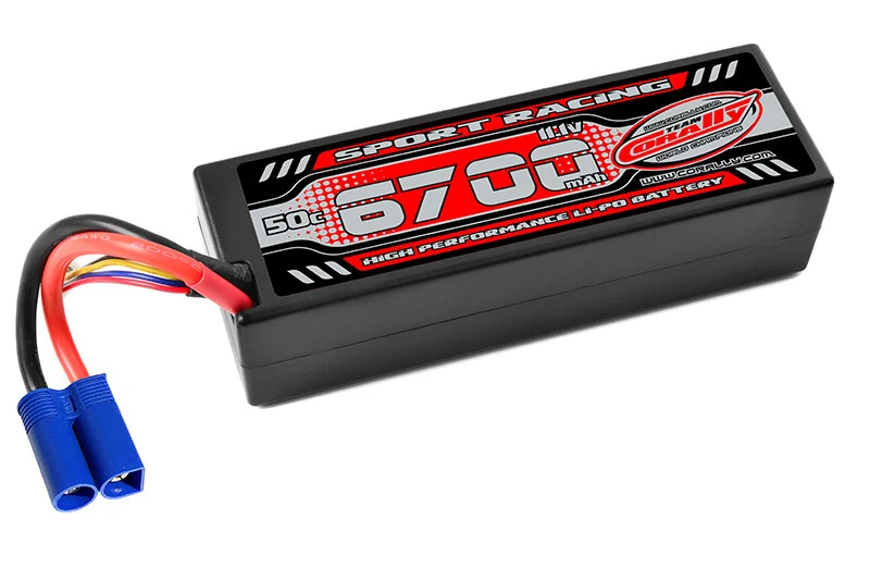 Team Corally C-49136-EC5 Team Corally - Sport Racing LiPo-Akku 50C - 6700Mah - 3S - 11,1V - EC-5 - Hard Case