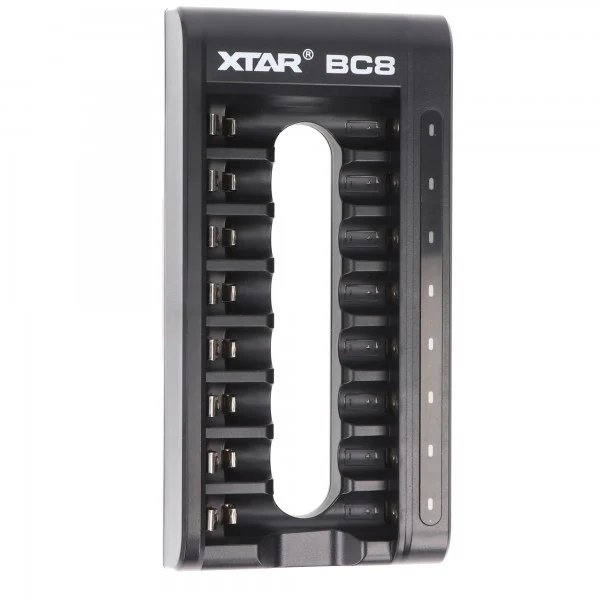 Xtar BC8 Schnell-Ladegerät Li-Ion 1,5V NiMH 1,2V Akkus AA AAA