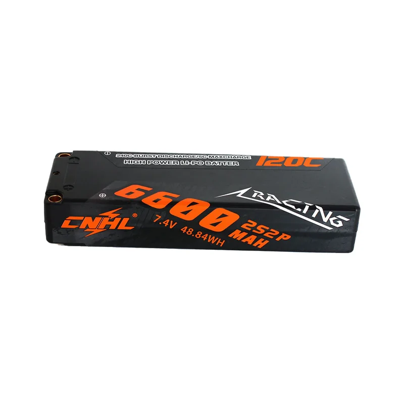 CNHL Racing Series 2S 6600mAh 7,4V 120C Hardcase T/Dean-Stecker Lipo Akku