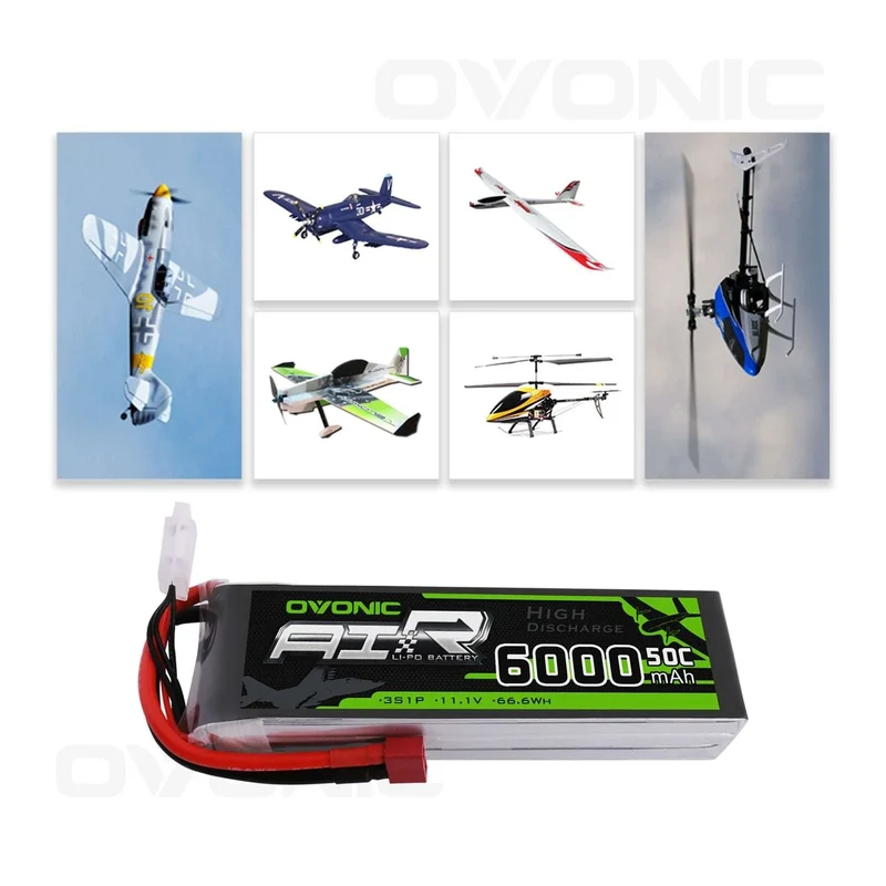 Ovonic Air 3S 6000mAh 11,1V 50C Deans/T-Stecker LiPo Akku