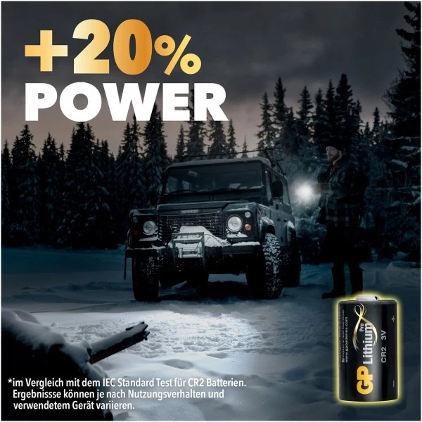 GP Batteries 3V 800mAh CR2 Batterie GP Lithium Pro 3V