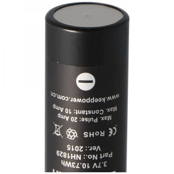 Keeppower IMR18650 3,7V 2900mAh 10A (Flat Top) Li-Ion Akku