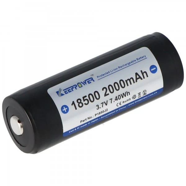 Keeppower 17500 3,7V 1200mA PCB geschützt Li-Ion Akku