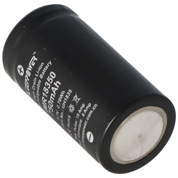 Keeppower IMR18350 3,7V 750mAh Li-Ion Akku