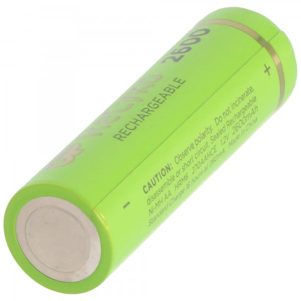 GP Batteries AA Akku GP NiMH 1,2V 2600mAh ReCyko (2 Stück)