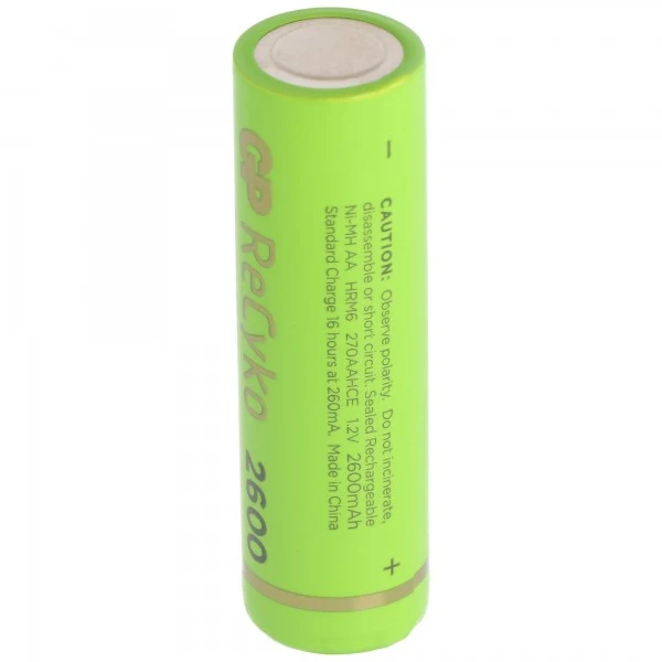 GP Batteries AA Akku GP NiMH 1,2V 2600mAh ReCyko (2 Stück)
