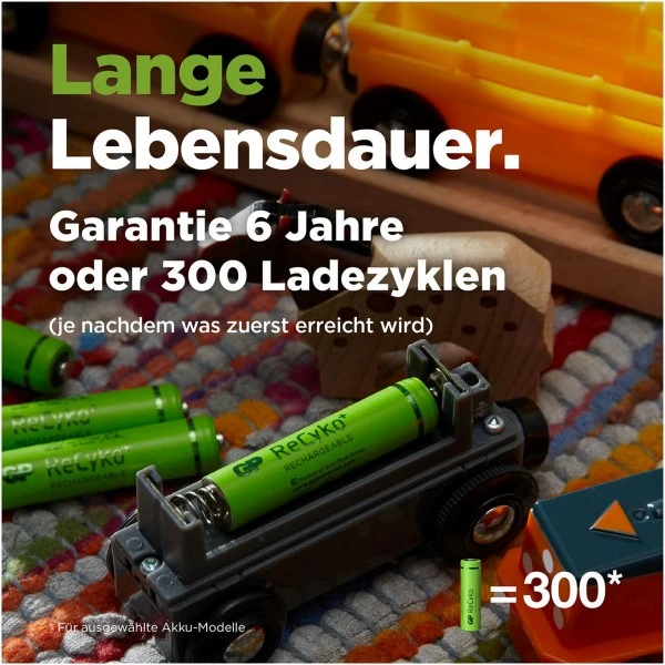 GP Batteries AA Akku GP NiMH 1,2V 2600mAh ReCyko (2 Stück)