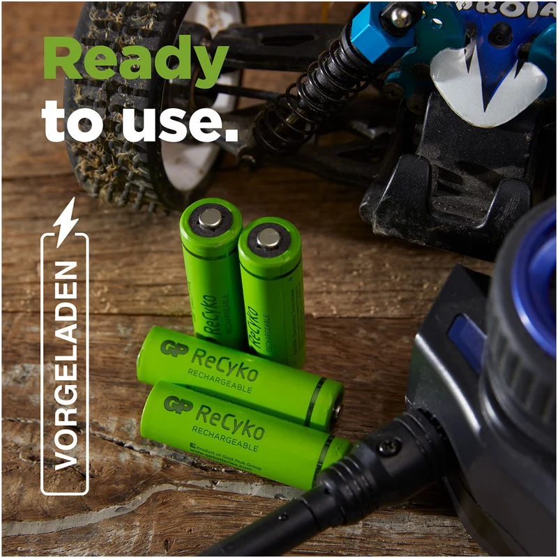 GP Batteries AAA Micro Akku GP NiMH 1,2V 850mAh ReCyko (8 Stück)