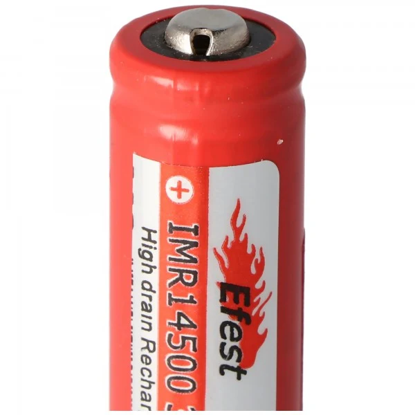 Efest IMR 14500 V2 Akku 3,7V 700mAh Pluspol erhöht Li-Ion Akku