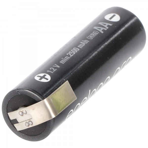 Panasonic Ready2use AA 2500mAh Akku Mignon AA NiMH Lötfahne Z-Form