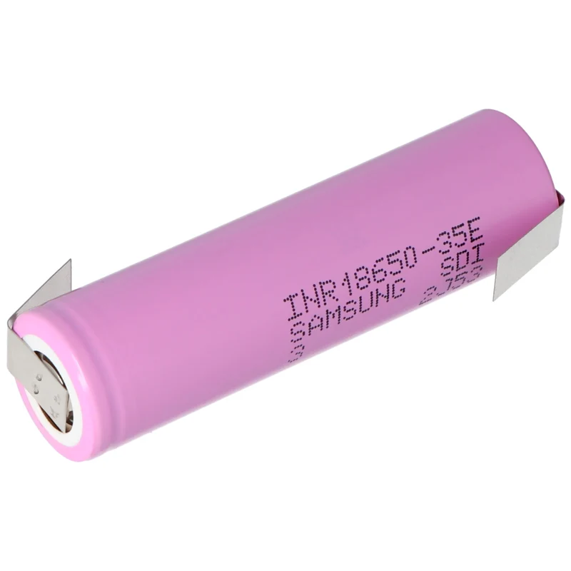 Samsung INR18650-35E 3,7V 3500mAh flacher Pluspol Z Lötfahne