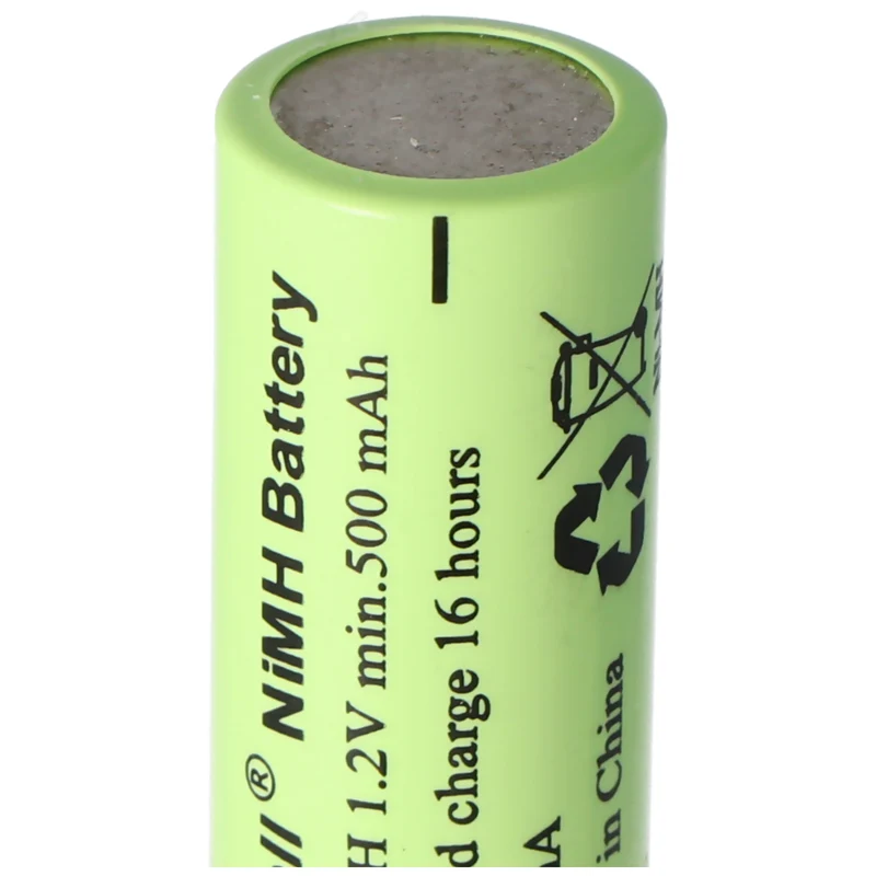 AccuCell Lady Akku 50NH, LR1, Size N NiMH Akku 500mAh mit Kopf, Pluspol, 1,2 Volt