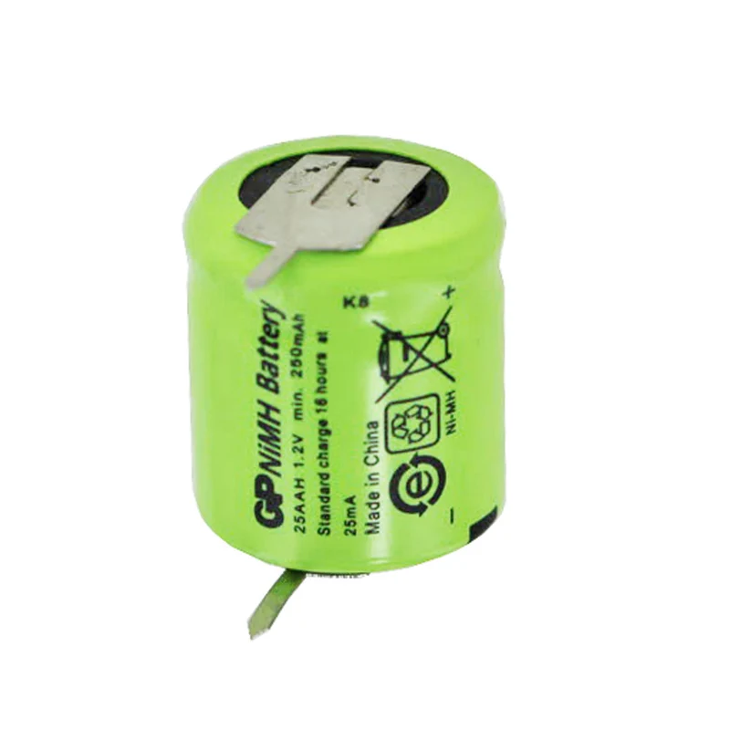 GP Batteries Akku für Sanyo N-110AA Akku NiMH 1/3 AA Mignon 1-er Print Kontakten