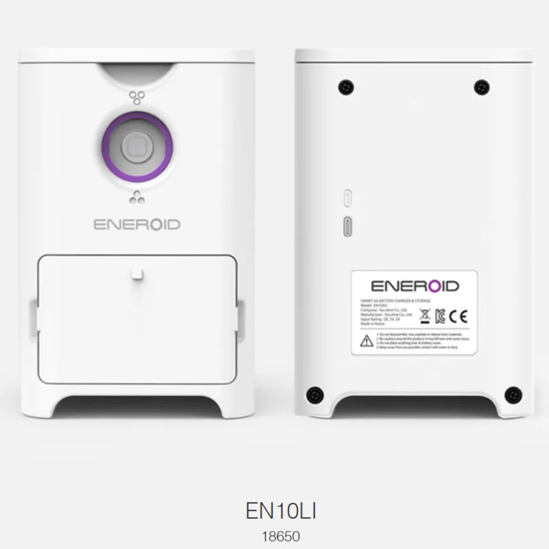Eneroid Ladegerät für bis zu 7 18650 Li-Ion Akkus autom.Sortierfunktion von defekten Akkus oder Batterien
