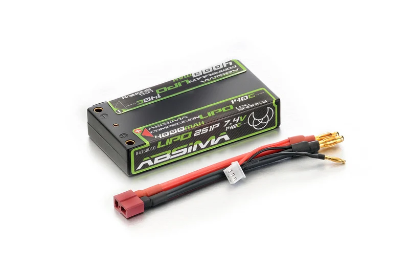 Absima Competition Lipo LCG Shorty 4000mAh 140C 2S1P HC 4mm