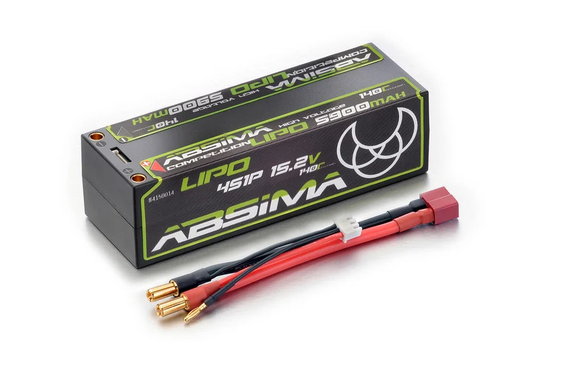 Absima Competition Lipo 5900mAh 140C 4S1P HV HC 5mm