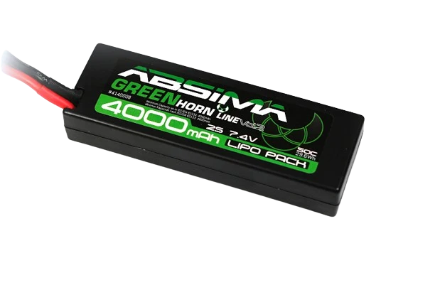 Absima Greenhorn V2 LiPo 2S 4000mAh 7,4V 50C HC T-Stecker