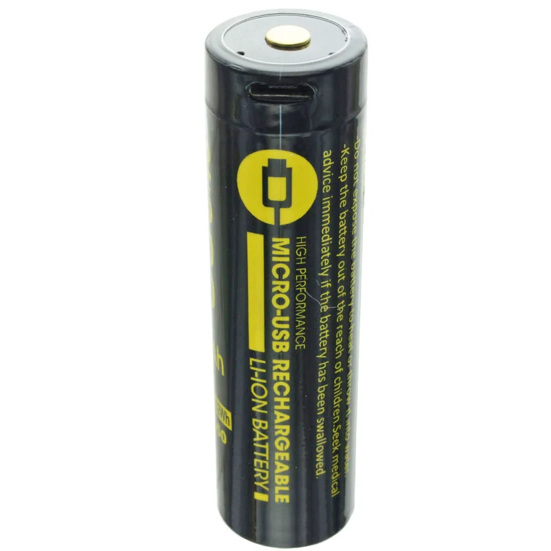 AccuCell 18650 Akku Micro-USB-Ladebuchse 3,7V 3300mAh Li-Ion Akku