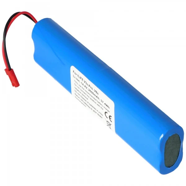AccuCell Akku für ILIFE V3s Pro, V8s Li-Io 14,4V 2600mAh 18650B4-4S1P-AGX-2 37,4Wh